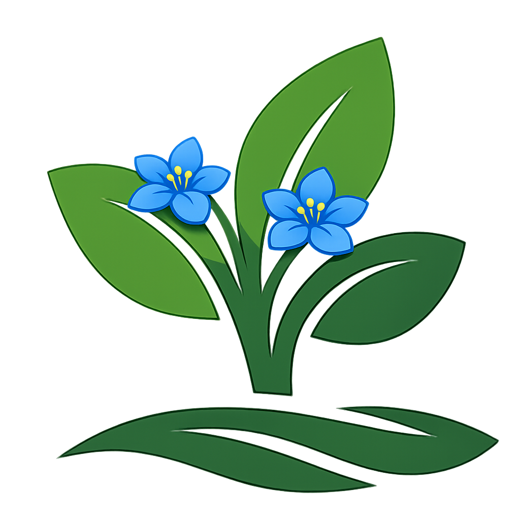 Shop By Colour: Blue Flowering